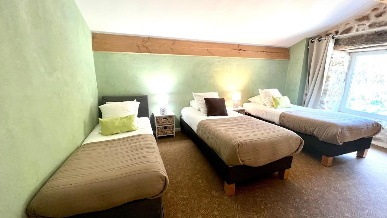 Logis Hotel Restaurant Le Domaine De L'Eau Vive Largentière Esterno foto